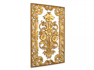 Classical door decor 08 3D Model