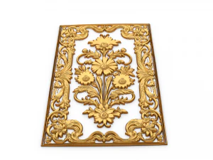 Classical door decor 08 3D Model
