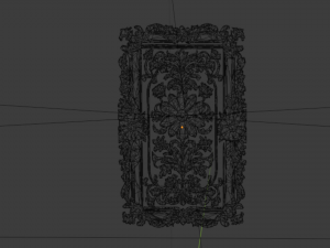 Classical door decor 10 3D 모델