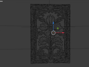 Classical door decor 11 Modello 3D