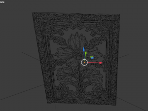 Classical door decor 11 Modello 3D