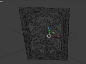 Classical door decor 11 3D Model