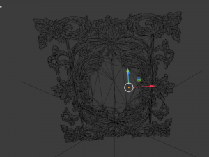 Classical door decor 12 3D Model