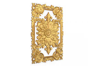 Klasik kapı dekoru 13 3D Model