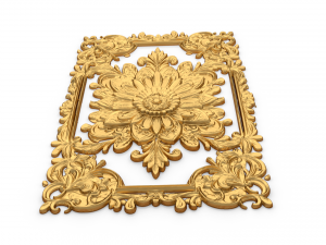 Classical door decor 13 Modèle 3D