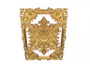 Klasik kapı dekoru 13 3D Model