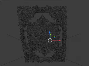 Klasik kapı dekoru 13 3D Model