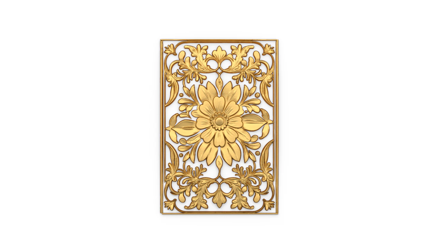 Classical door decor 14 3D Model .c4d .max .obj .3ds .fbx .stl .blend 