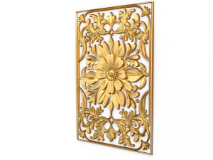 Classical door decor 14 3D Model