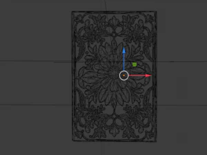 Classical door decor 14 3D Model