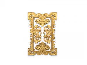 Decoração clássica de porta 15 Modelo 3D