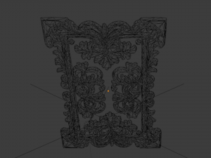Classical door decor 15 Modèle 3D