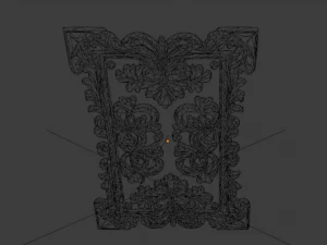Classical door decor 15 3D Model