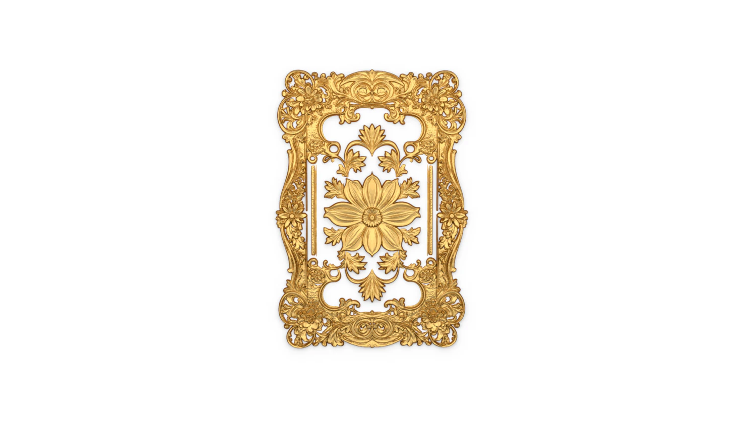 Classical door decor 16 3D Model .c4d .max .obj .3ds .fbx .stl .blend 