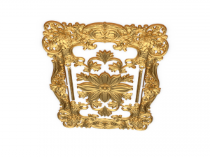 Classical door decor 16 3Dモデル