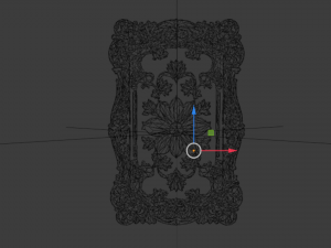 Classical door decor 16 3Dモデル