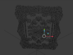 Classical door decor 16 3Dモデル