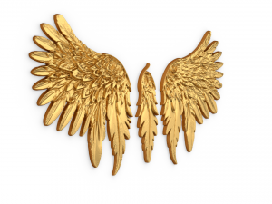 Wings Printable carved decor 01 3D Model