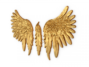 Wings Printable carved decor 01 3D Model