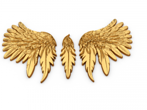 Wings Printable carved decor 01 3D Model