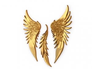 Wings Printable carved decor 02 3D मॉडल