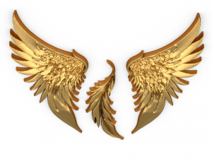 Wings Printable carved decor 02 3D मॉडल