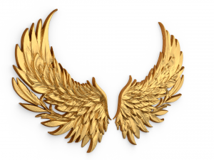 Wings Printable carved decor 04 3D Model