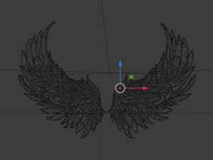 Wings Printable carved decor 04 3D Model