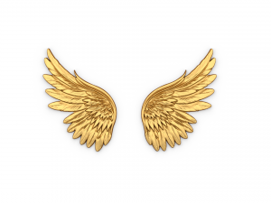 Wings Printable carved decor 05 3Dモデル