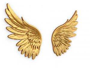 Wings Printable carved decor 05 Modelo 3D