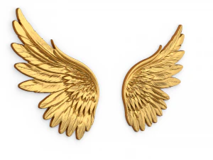 Wings Printable carved decor 05 3D Model