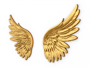 Wings Printable carved decor 05 3D Model