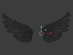 Wings Printable carved decor 05 Modelo 3D