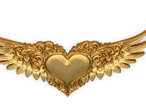 Wings Printable carved decor 06 3D 모델