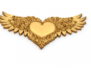 Wings Printable carved decor 06 3D 모델