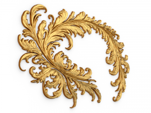 Feather decor set wall mural 08 Modèle 3D