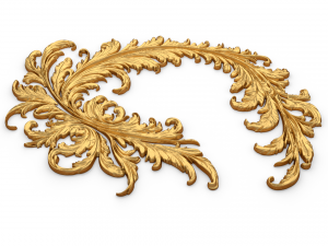 Feather decor set wall mural 08 Modèle 3D