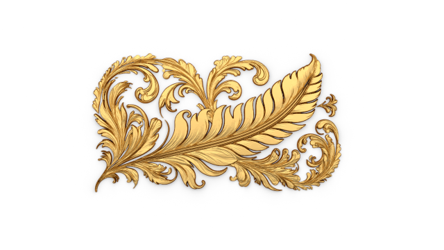 Feather decor set wall mural 10 3Dモデル .c4d .max .obj .3ds .fbx .stl .blend 