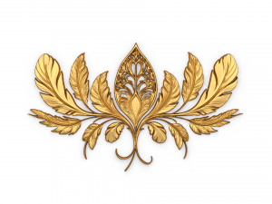 Feather decor set wall panel 12 3D 모델