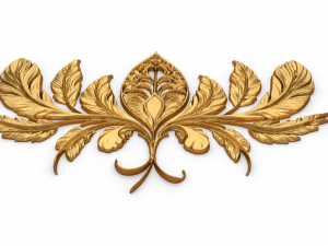Feather decor set wall panel 12 3D-Modell