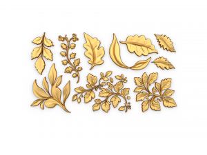 Acanthus Leaves Collection-02 3D Модель