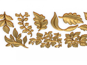 Acanthus Leaves Collection-02 3D Model