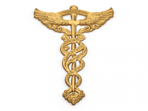Relief Caduceus carved 02 Model 3D