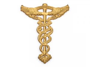 Relief Caduceus carved 02 3D Model