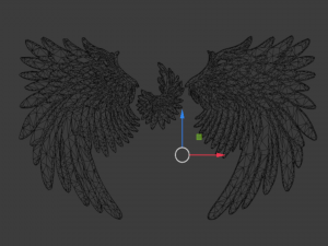 Wings Printable carved decor 07 3D Model