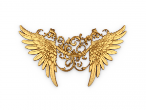 Wings Printable carved decor 08 3D Model