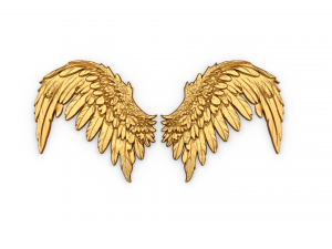 Wings Printable carved decor 09 3Dモデル