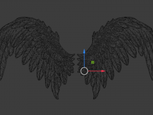 Wings Printable carved decor 09 3D Model