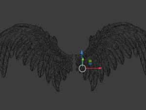Wings Printable carved decor 09 3D Model