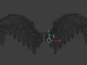 Wings Printable carved decor 09 3D Model